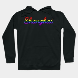 Shanghai Gay Pride LGBT Rainbow Flag Hoodie